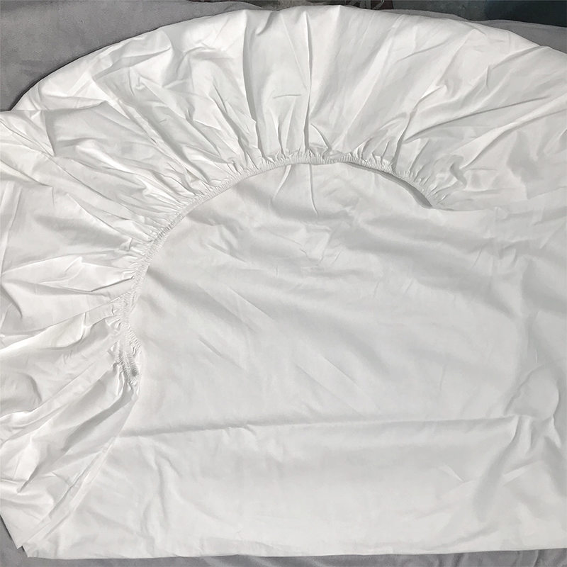 Deluxe 100 COMBED COTTON WHITESATEEN 400Tホテルフィットベッドシート供給